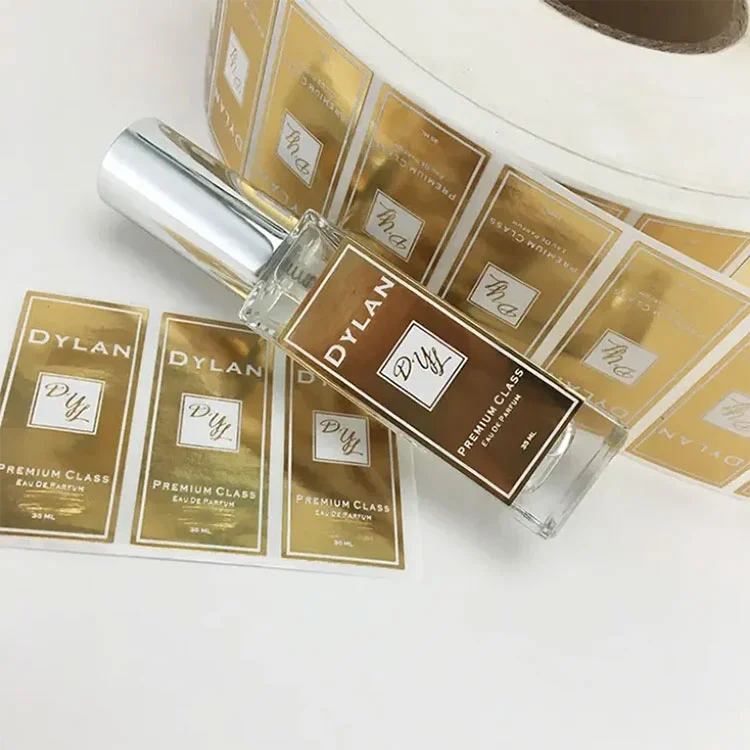Gaina anitzeko perfume etiketa